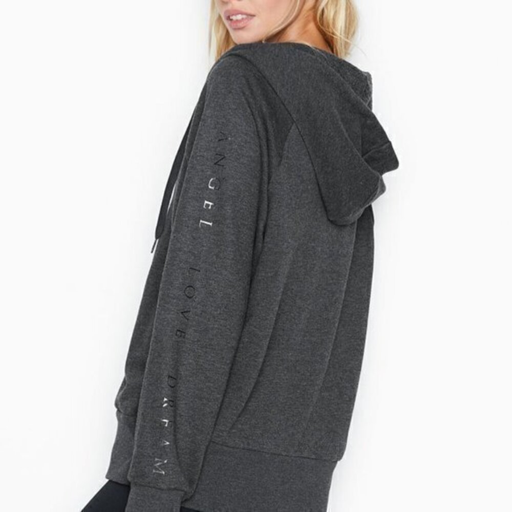 Victorias Secret Hoodie XS Charcoal Jacket Angel